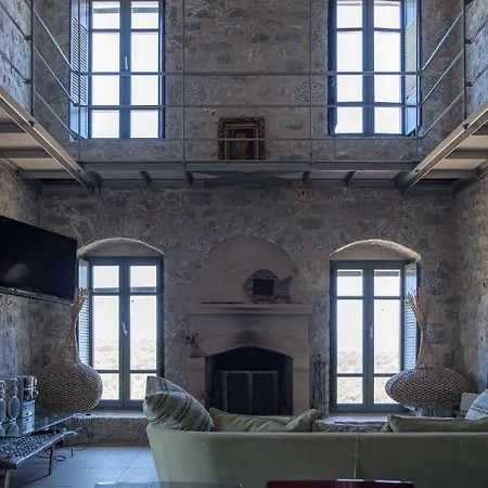 Holiday home 1bdr Loft In Stone Tower, Majestic View In Mani