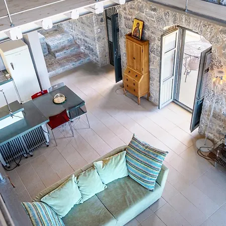 1bdr Loft In Stone Tower, Majestic View In Mani * Psion