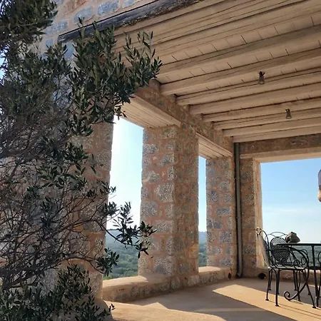 1bdr Loft In Stone Tower, Majestic View In Mani * Psion