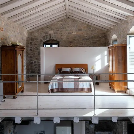 1bdr Loft In Stone Tower, Majestic View In Mani *